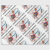 練習の神経学は多くの神経を要求します ラッピングペーパー (フラット)