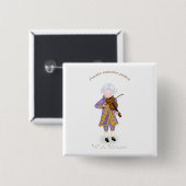 練習は完全維持します(バイオリン) 缶バッジ (正面&裏面)