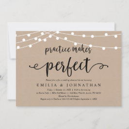 練習は完璧にするリハ素朴ーサルディナー 招待状