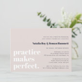 練習は完璧にする |リハモダンーサルディナー 招待状 (スタンド正面)