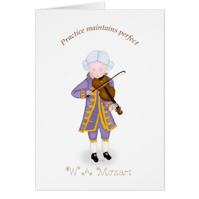 練習は完璧を維持する（バイオリン） (正面)