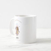 練習は完璧を維持する（バイオリン） コーヒーマグカップ (正面左)