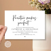 練習は、のリハーサル結婚ディナーを完璧にする 招待状