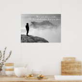 練習やる気を起こさせる及び執行猶予の言葉 ポスター (キッチン)