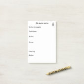 練習リマインダー ポストイット (デスク上)