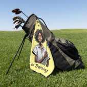 練習中のゴルフディヴァ – 女性のゴルフタオル ゴルフタオル (グリーン)