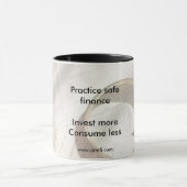 練習安全な財政のマグ マグカップ (中央)