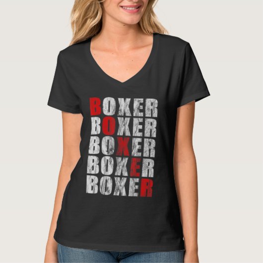 練習素晴らしと練習のためにボクサー戦闘機 Tシャツ (正面)