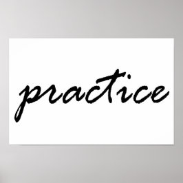 練習 ポスター