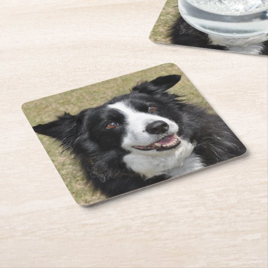 縁どのナプキン スクエアペーパーコースター (アングル)