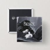 縁どの横絵を描面パーソナライズされた 缶バッジ (正面&裏面)