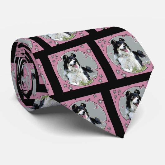 縁どの襟つき ネクタイ (ロール)