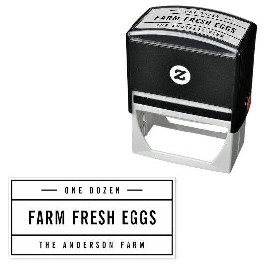 縁どはっきりした生卵 セルフインキングスタンプ (インサイチュ)