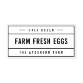 縁どはっきりした生卵 セルフインキングスタンプ (デザイン)