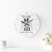 縁どは天使の時計 ラージ壁時計 (ホーム)