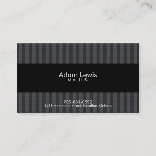 縁どられる法律の名刺- 名刺 (正面)