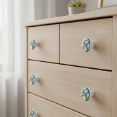 縁どアールヌーボーシャスタデイジー セラミックノブ