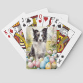 縁どイースターエッグホリデー付きコリドッグ トランプ (裏面)
