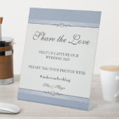 縁どエレガント結婚のポスター台座サイン 台座サイン (インサイチュ)