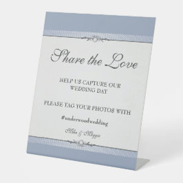 縁どエレガント結婚のポスター台座サイン 台座サイン