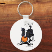 縁どコリー遊 キーホルダー (正面)