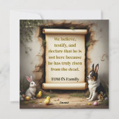 縁どコリー・ドッグとメッセージ シーズンカード (裏面)