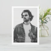 縁どシンプルデザインモダン 案内状 (スタンド正面)