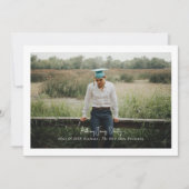 縁どシンプルデザインモダン 案内状 (正面)