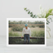 縁どシンプルデザインモダン 案内状 (スタンド正面)