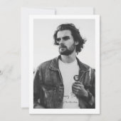 縁どシンプルデザインモダン 案内状 (正面)