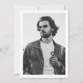 縁どシンプルデザインモダン 案内状