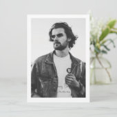 縁どシンプルデザインモダン 案内状 (スタンド正面)