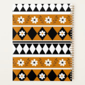 縁どストライプ花ダイヤモンドボホ花柄 プランナー手帳 (裏面)