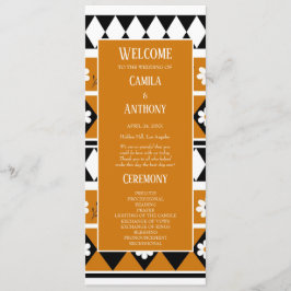 縁どストライプ花ダイヤモンドボホ花柄 プログラム