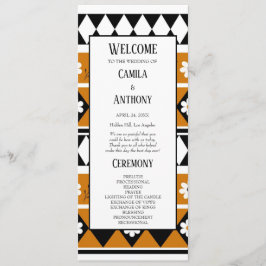 縁どストライプ花ダイヤモンドボホ花柄 プログラム