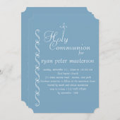 縁どチャーム宗教招待状 招待状 (正面/裏面)