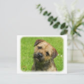 縁どテリア9W009D-127 ポストカード (スタンド正面)