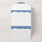 縁どデザインの招待状 オールインワン招待状 (外側)