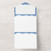 縁どデザインの招待状 オールインワン招待状 (内側)