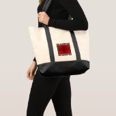 縁どバッグ トートバッグ (正面(商品))
