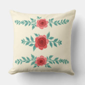 縁どバラ クッション (正面)