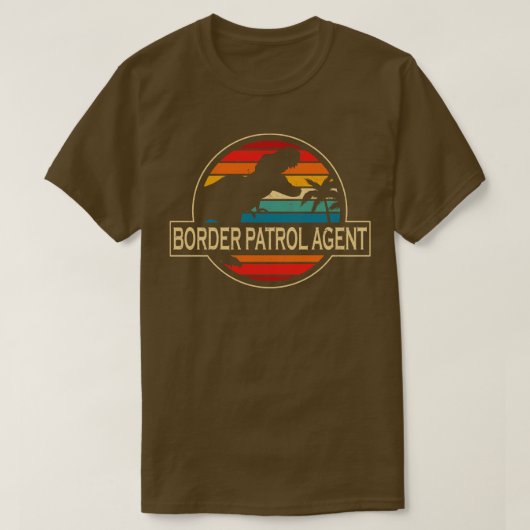 縁どパトロール恐竜 Tシャツ (デザイン正面)