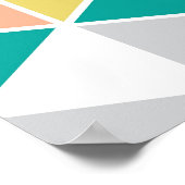 縁ど三角形ポスター ポスター (角)