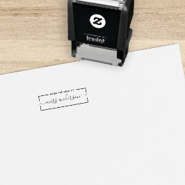 縁ど先生スクリプト名から セルフインキングスタンプ