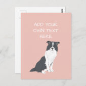 縁ど名パーソナライズされた葉書 ポストカード (正面/裏面)