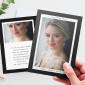 縁ど大学院写真卒業 案内状