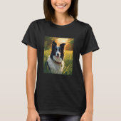 縁ど愛犬 Tシャツ (正面)