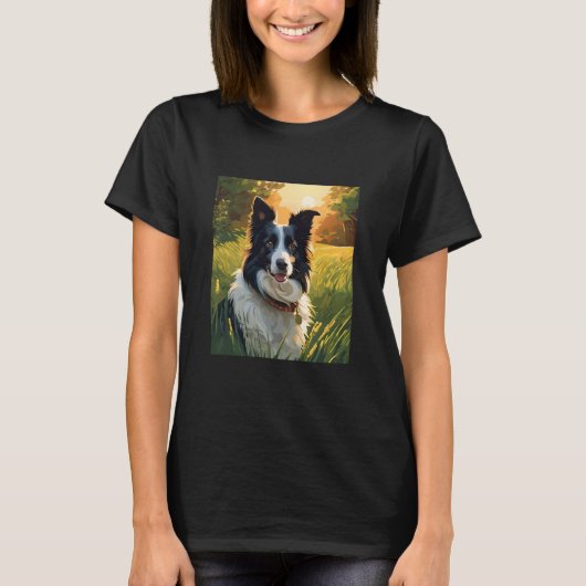 縁ど愛犬 Tシャツ (正面)