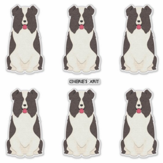 縁ど感じ可愛い シール (正面)