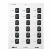 縁ど犬顔 ラベル (フルシート)